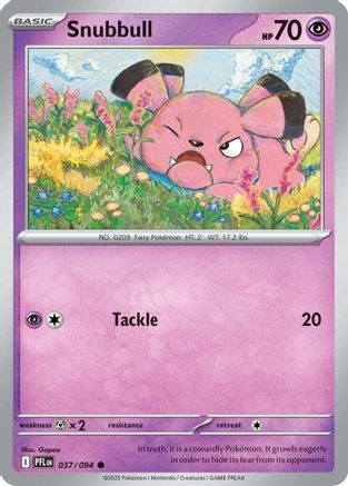 Snubbull 037  - Reverse Holofoil - Common