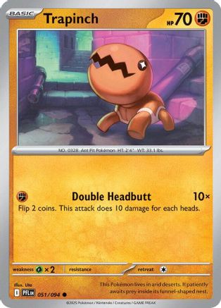 Trapinch 051  - Reverse Holofoil - Common