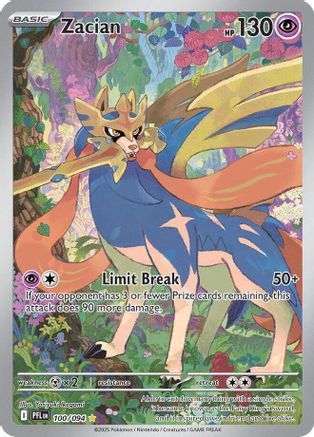 Zacian 100/094  - Holofoil - Illustration Rare