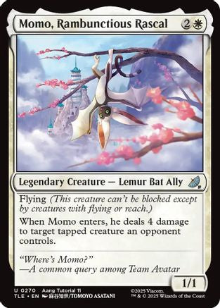 Momo, Rambunctious Rascal (0270) (TLE-270) - Avatar: The Last Airbender: Eternal-Legal