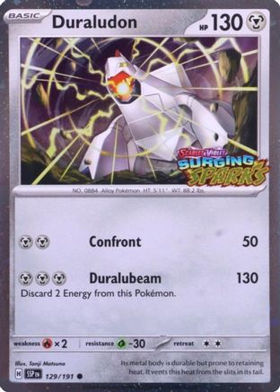 Duraludon (Surging Sparks) 129  - Holofoil - Common