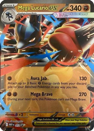 Mega Lucario ex 012  - Holofoil - Promo