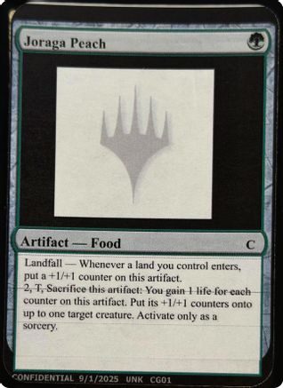 Joraga Peach (-) - Un-Known Event Playtest Cards