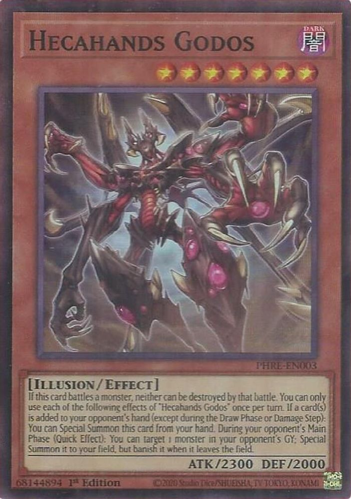 Hecahands Godos (Super Rare) (PHRE-EN003) - Super Rare