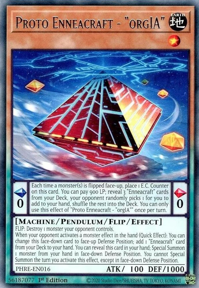 Proto Enneacraft - "orgIA" (PHRE-EN016) - Rare