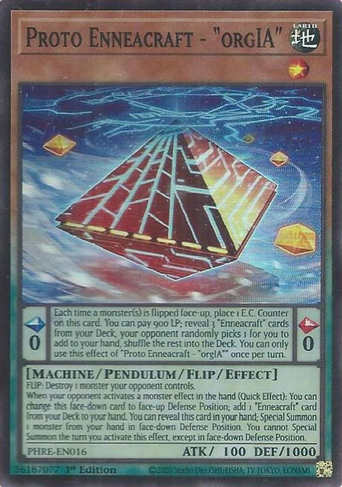 Proto Enneacraft - "orgIA" (Super Rare) (PHRE-EN016) - Super Rare