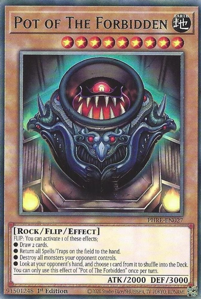 Pot of The Forbidden (PHRE-EN027) - Rare