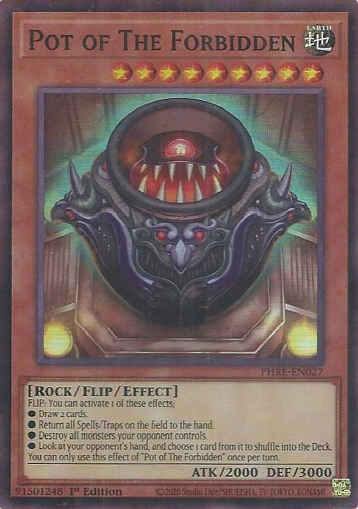 Pot of The Forbidden (Super Rare) (PHRE-EN027) - Super Rare