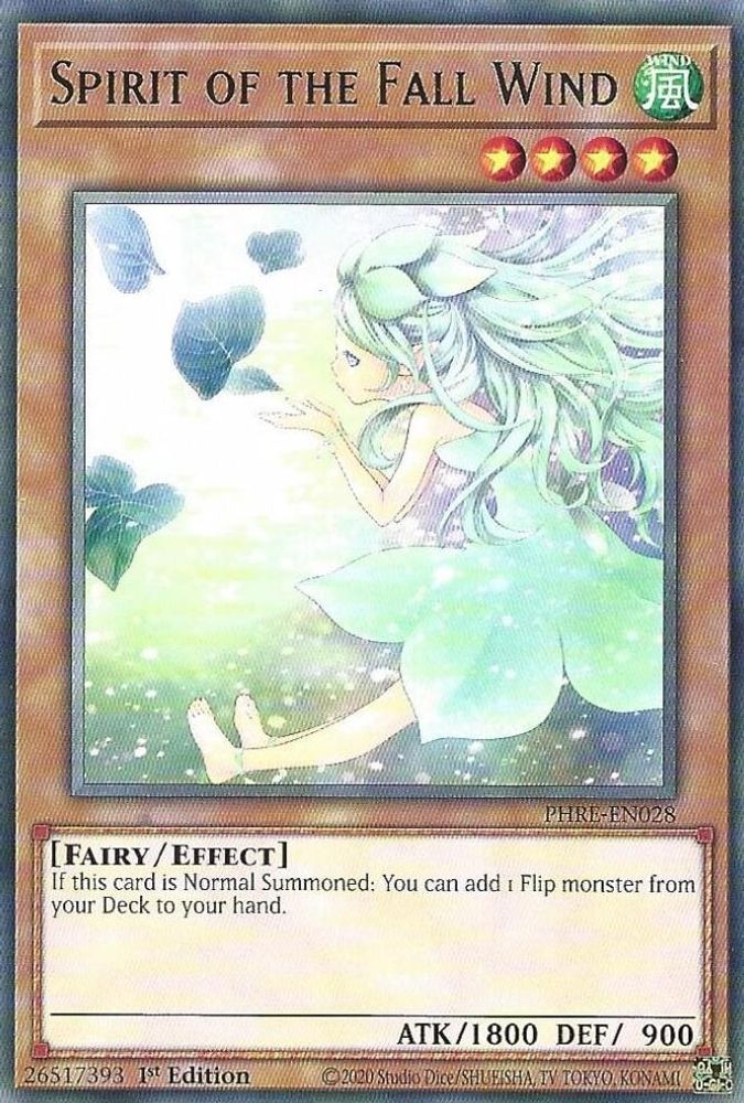 Spirit of the Fall Wind (PHRE-EN028) - Rare
