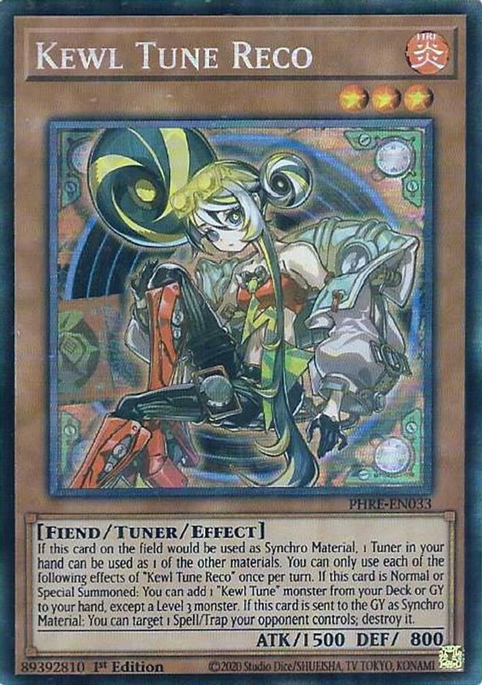 Kewl Tune Reco (CR) (PHRE-EN033) - Collector's Rare