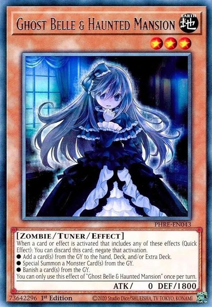 Ghost Belle & Haunted Mansion (PHRE-EN043) - Rare