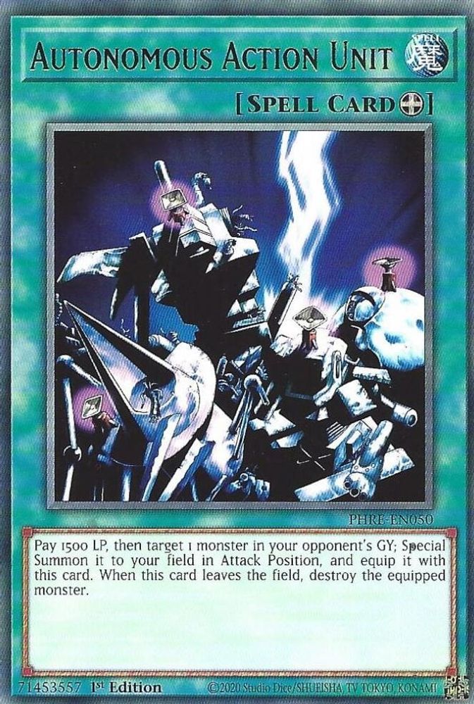 Autonomous Action Unit (PHRE-EN050) - Rare