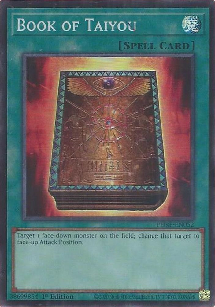 Book of Taiyou (Super Rare) (PHRE-EN052) - Super Rare