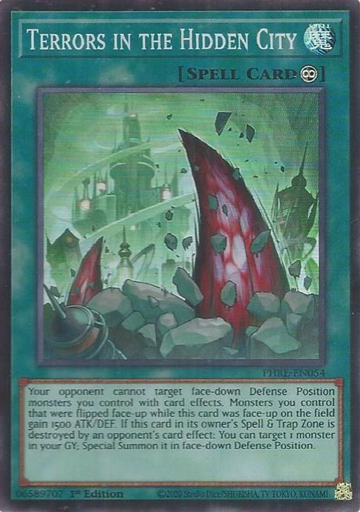 Terrors in the Hidden City (Super Rare) (PHRE-EN054) - Super Rare