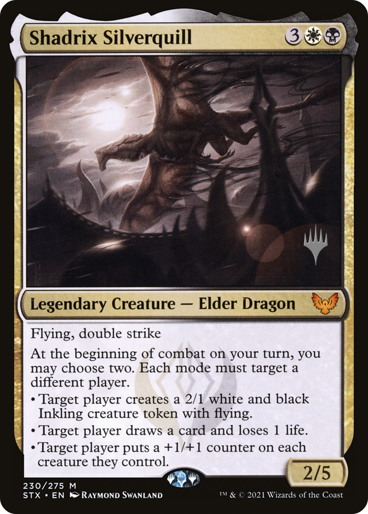 Shadrix Silverquill (Pack promotionnel) [Strixhaven : Promos de l'École des Mages] 