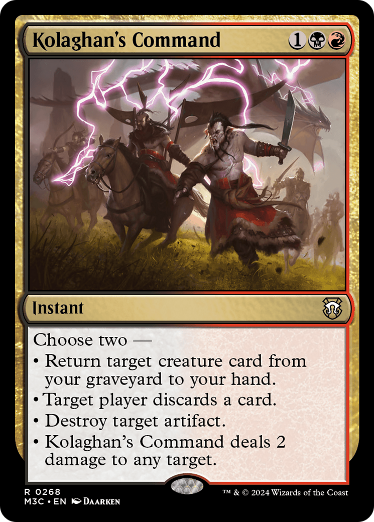 Kolaghan's Command (M3C-268) - Modern Horizons 3 Commander