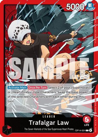 Trafalgar Law - OP14-001 (OP14-001) - Leader