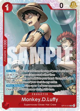 Monkey.D.Luffy - OP14-013 (OP14-013) - Super Rare