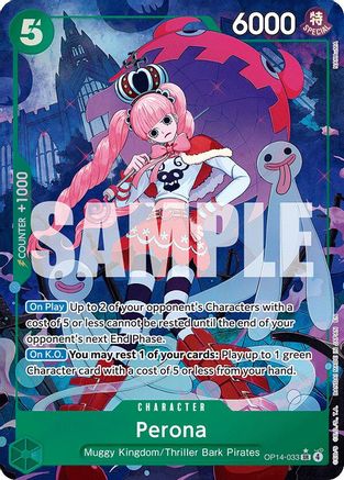 Perona - OP14-033 (Alternate Art) (OP14-033) - Super Rare