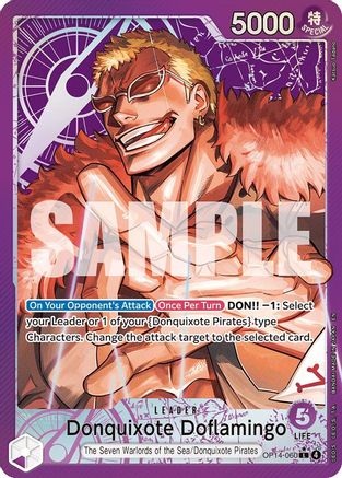 Donquixote Doflamingo - OP14-060 (Alternate Art) (OP14-060) - Leader