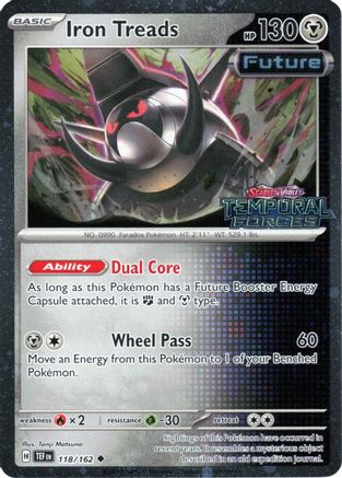 Iron Treads (Temporal Forces Stamped) 118  - Holofoil - Uncommon
