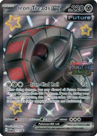 Iron Treads ex (Paldean Fates Stamped) 073  - Holofoil - Promo