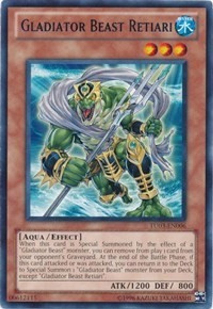 Bête Gladiateur Retiari [TU03-EN006] Rare 