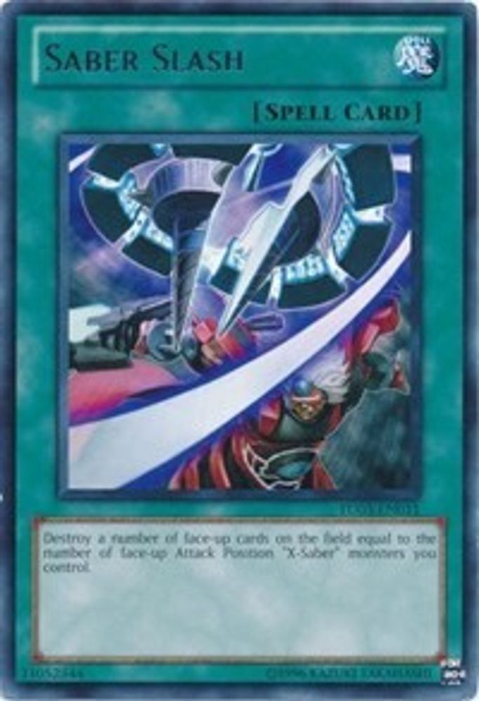 Saber Slash (TU03-EN011) - Rare