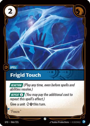 Frigid Touch (066/221) - Spiritforged Foil