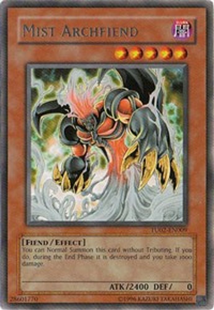 Mist Archfiend (TU02-EN009) - Rare