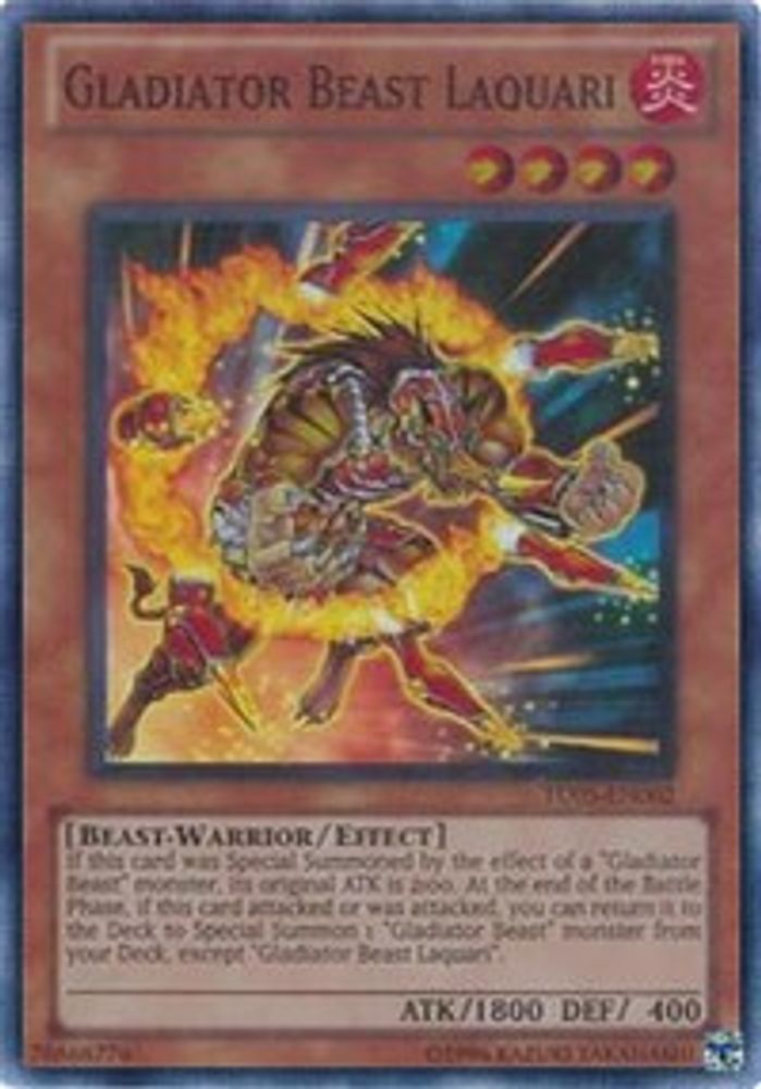 Bête Gladiateur Laquari [TU05-EN002] Super Rare 