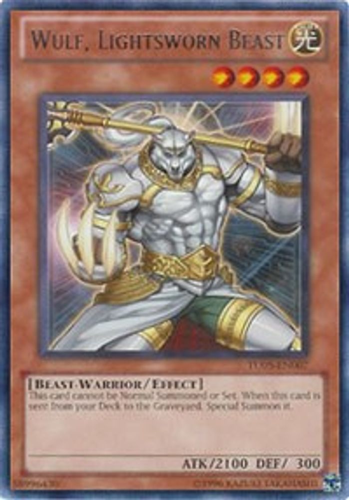 Wulf, Lightsworn Beast (TU05-EN007) - Rare