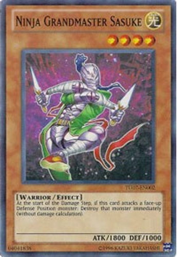 Ninja Grandmaster Sasuke (TU07-EN002) - Super Rare