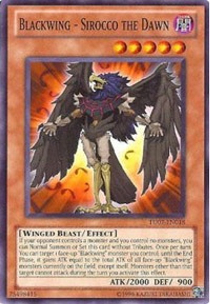 Blackwing - Sirocco the Dawn (TU07-EN018) - Common