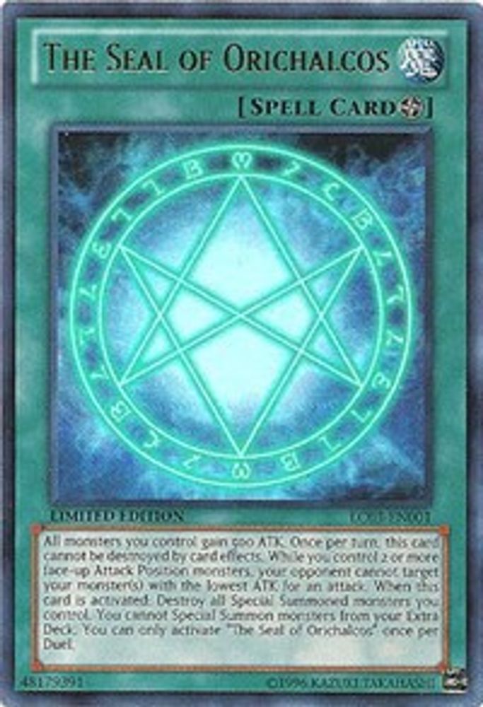 The Seal of Orichalcos (LC03-EN001) - Ultra Rare