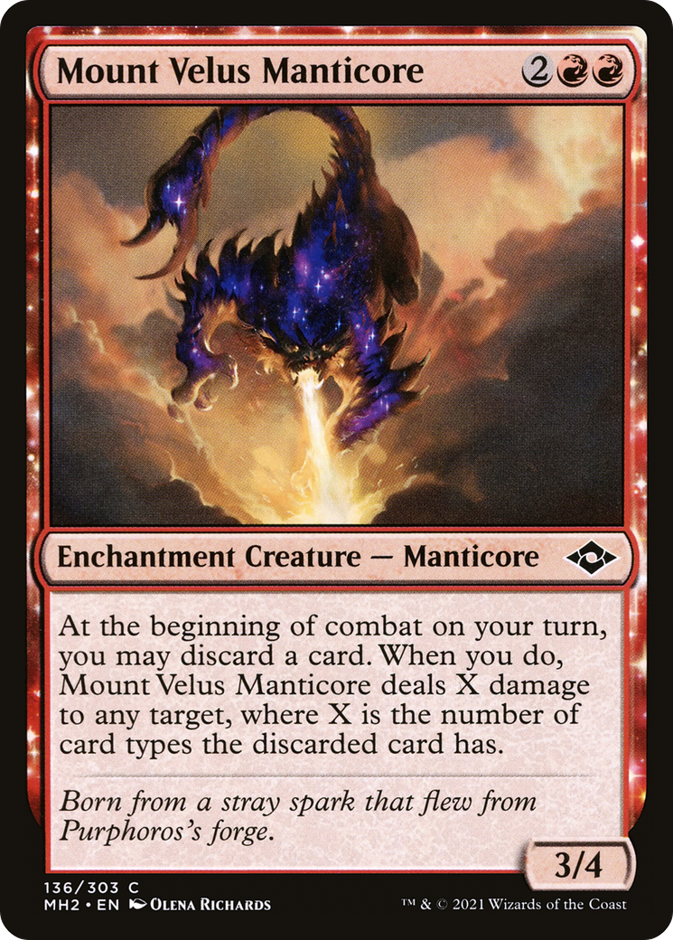 Mont Velus Manticore [Horizons modernes 2] 