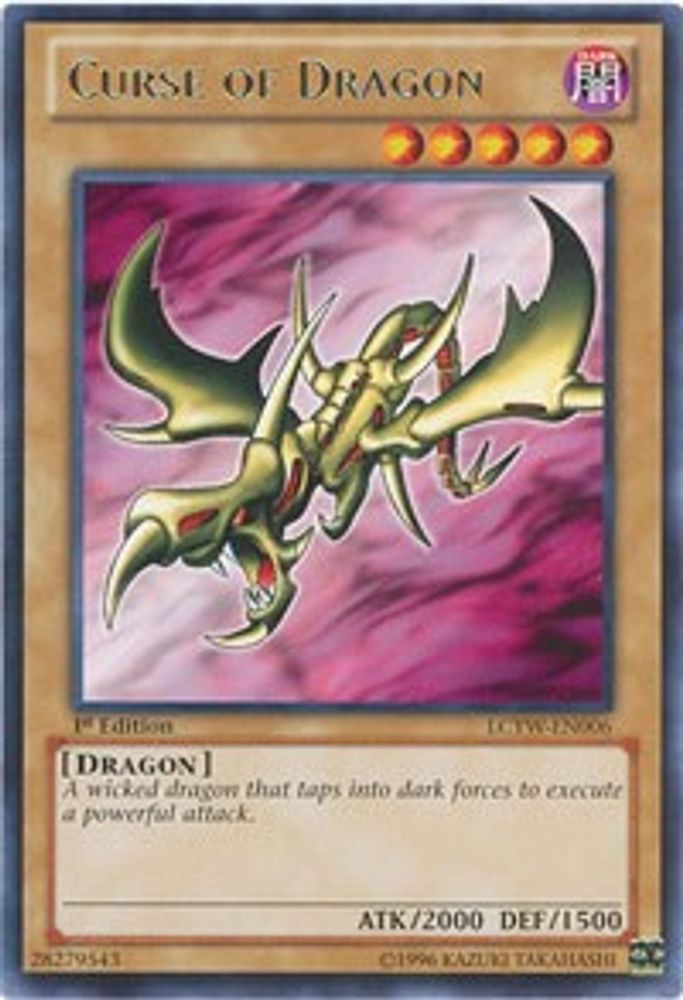 Malédiction du Dragon [LCYW-EN006] Rare 