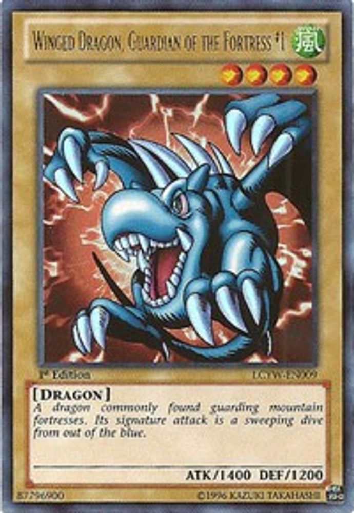 Winged Dragon, Guardian of the Fortress #1 (LCYW-EN009) - Ultra Rare