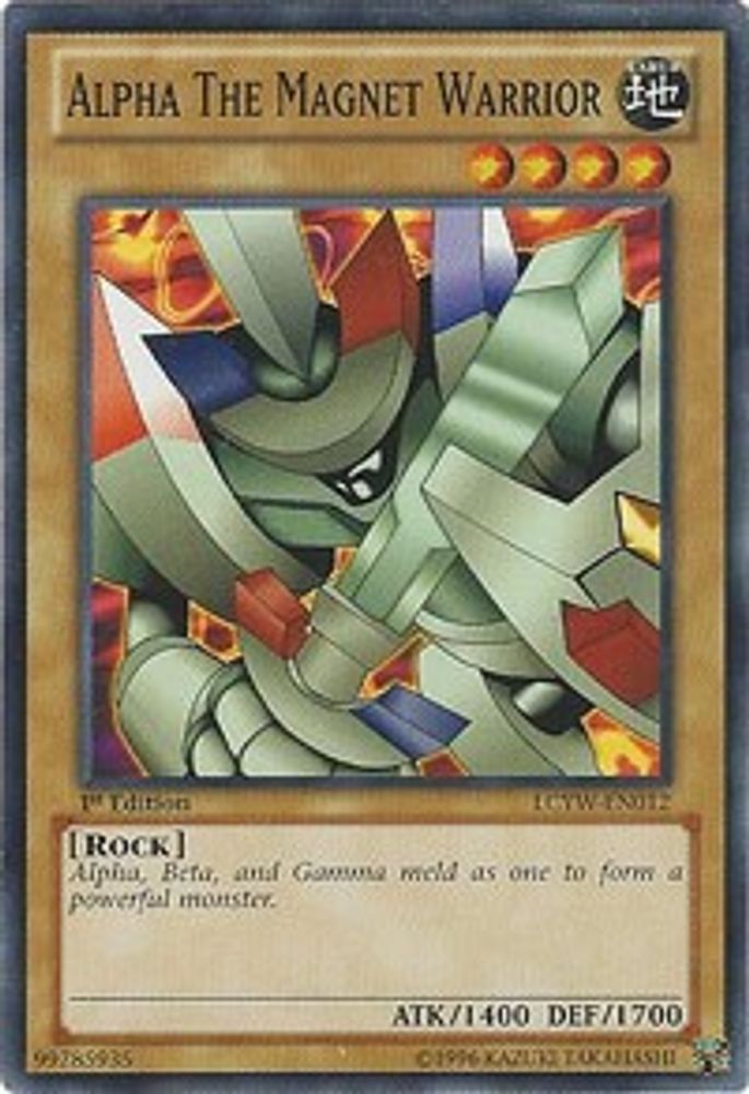 Alpha the Magnet Warrior (LCYW-EN012) - Common