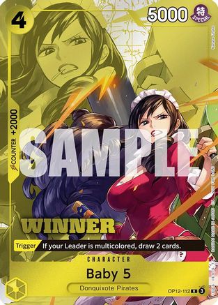 Baby 5 (Winner Pack 2026 Vol. 1) (OP12-112) - Rare