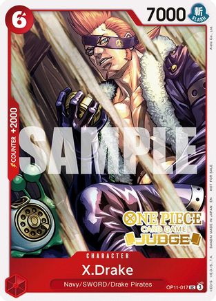 X.Drake (Judge Pack Vol. 7) (OP11-017) - Uncommon