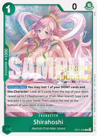 Shirahoshi (Judge Pack Vol. 7) (OP11-030) - Rare