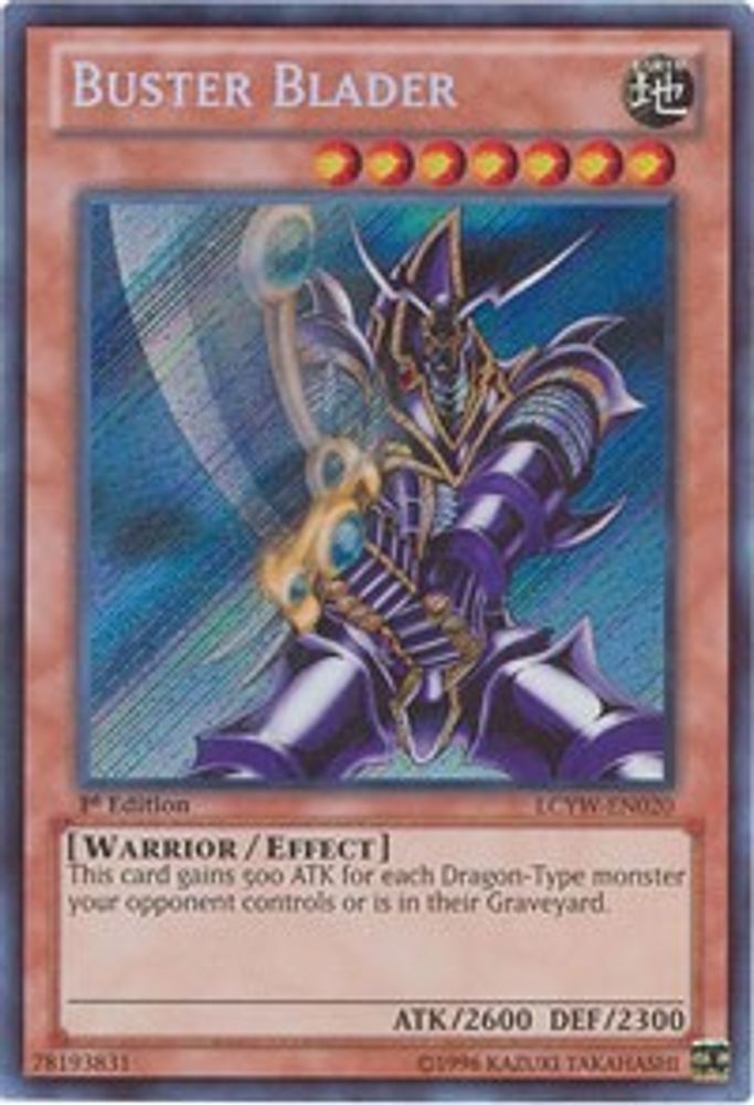 Buster Blader [LCYW-EN020] Secret Rare 