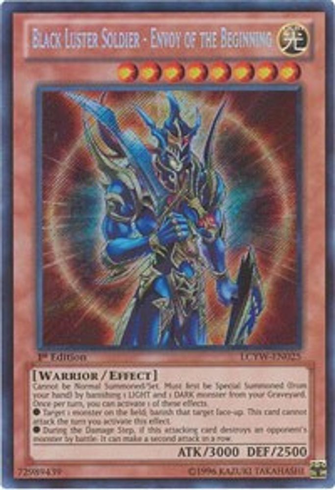 Black Luster Soldier - Envoy of the Beginning (LCYW-EN025) - Secret Rare
