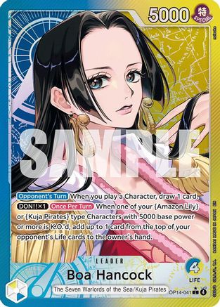 Boa Hancock - OP14-041 (Alternate Art) (OP14-041) - Leader