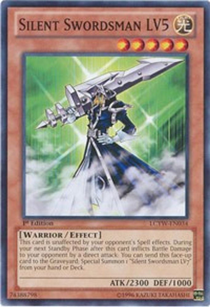 Silent Swordsman LV5 (LCYW-EN034) - Common