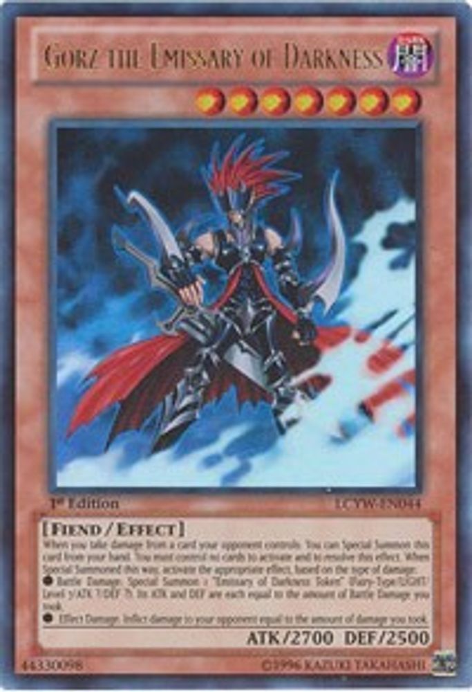 Gorz the Emissary of Darkness (LCYW-EN044) - Ultra Rare