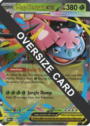 Mega Venusaur ex 013  - Holofoil - Promo