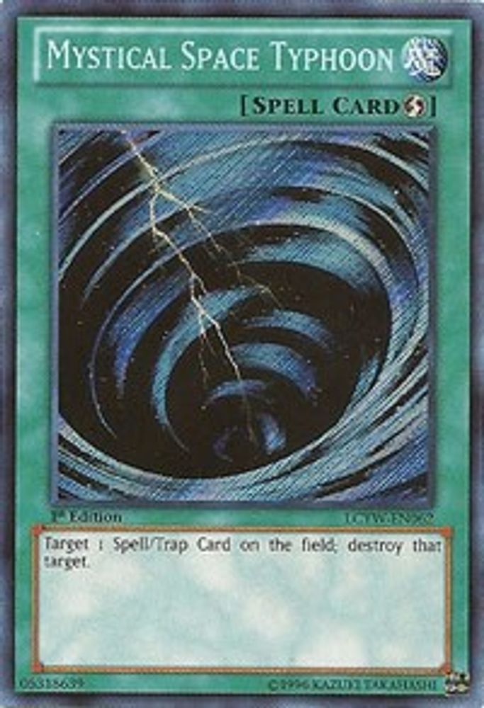 Mystical Space Typhoon (LCYW-EN062) - Secret Rare