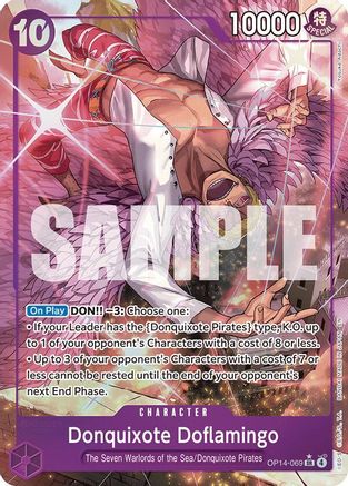 Donquixote Doflamingo - OP14-069 (Alternate Art) (OP14-069) - Super Rare